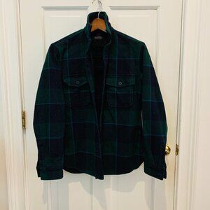 J.CREW Men's Heavy Weight Wool Blend Shirt Jacket Shacket Size Small